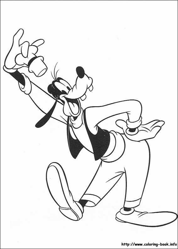 Goofy kolorowanki